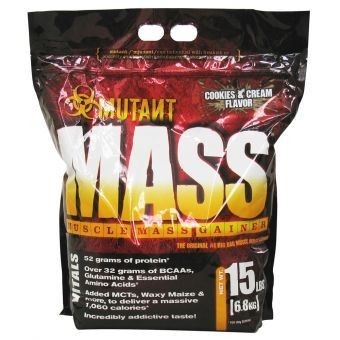 Proteina Ganador de masa Mutant Mass Gainer 15Lbs