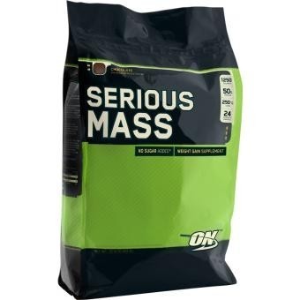 Ganador de Peso Optimum Nutrition Serious Mass 12 Lbs sabor Chocolate.