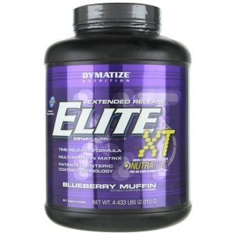 ELITE XT de DYMATIZE 4.4 Lbs proteina de absorción sostenida 12 horas