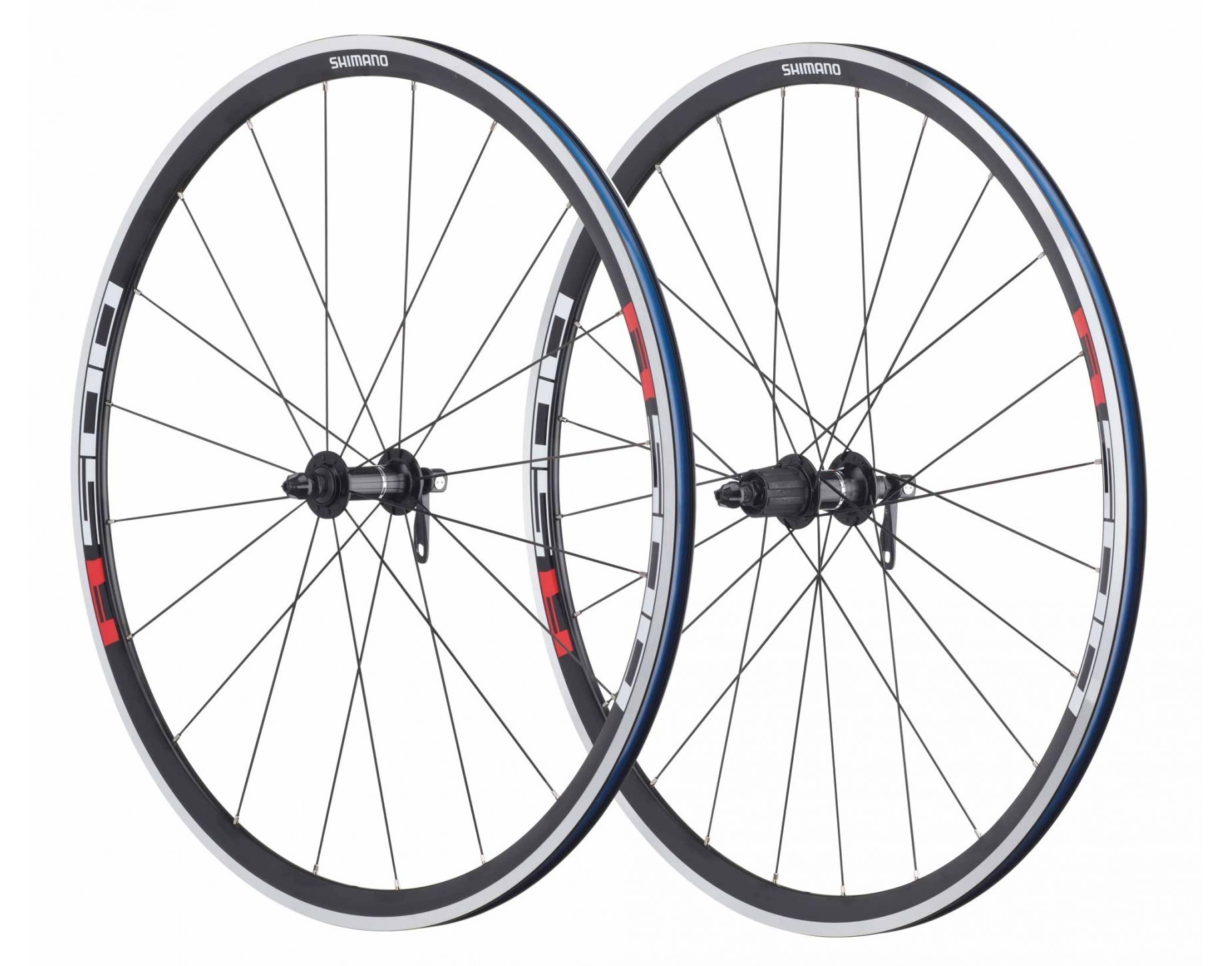 Set de Ruedas para Ruta Shimano WH R501 8 10V Negro