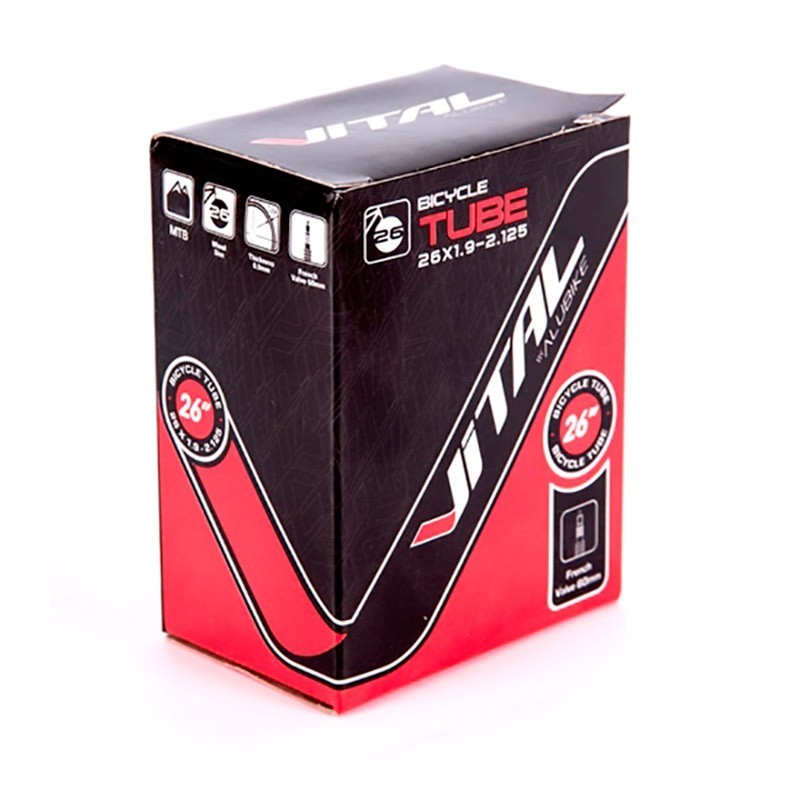 Cámara de aire Vital MTB 26 x 1.9 - 2.125 válvula francesa