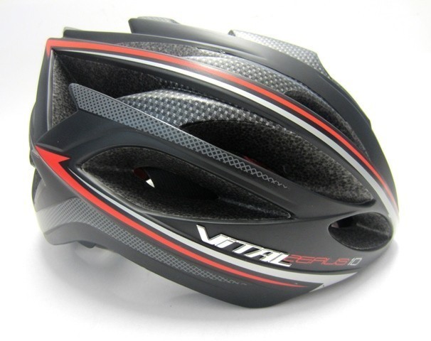 Casco Vital Aerus 101 Negro rojo