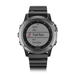 Reloj Multideporte Garmin Fenix 3 Zafiro Gris y Banda de Metal I