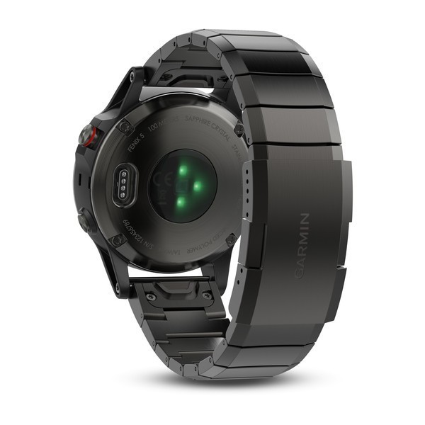 Reloj Multideporte Garmin Fenix 5 Zafiro (Extensible metálico)