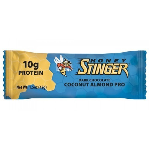 Barras de Proteína Honey Stinger Chocolate, Coco y Almendra
