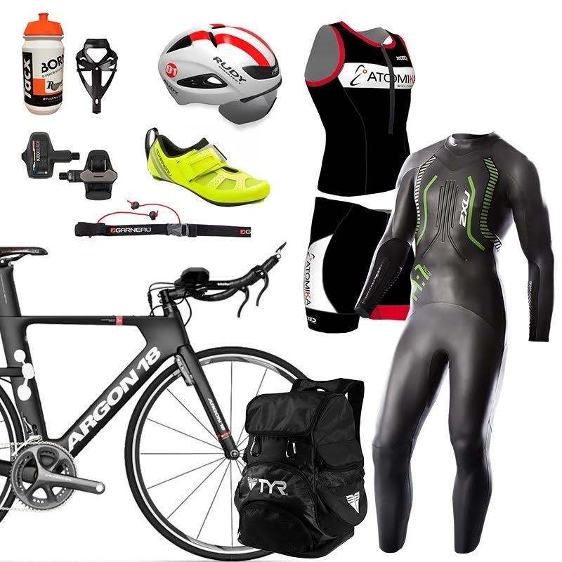 Paquete para Triatlón Distancias Largas con Bicicleta Hombre